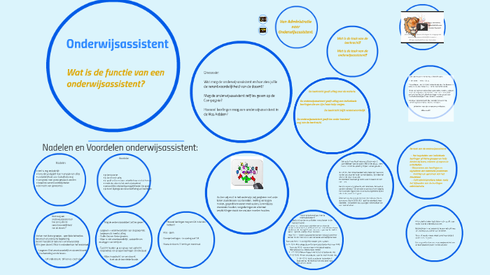 Wat Zijn De Taken Van Een Onderwijsassistent