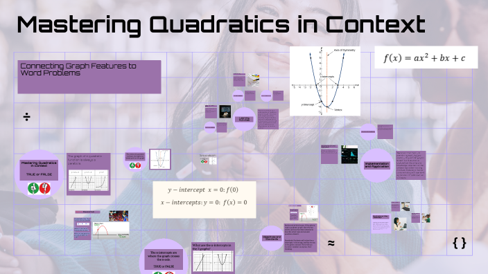 Mastering Quadratics in Context by Ana Bandra on Prezi