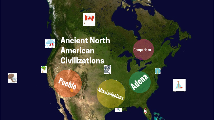 ancient american civilizations map