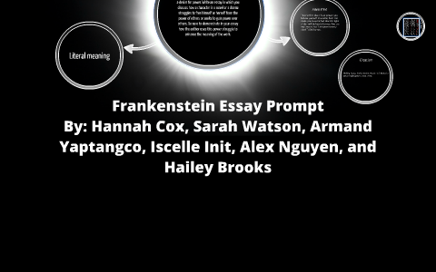 thesis of frankenstein