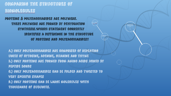 Comparing the structures of biomolecules by Michael Velazquez on Prezi