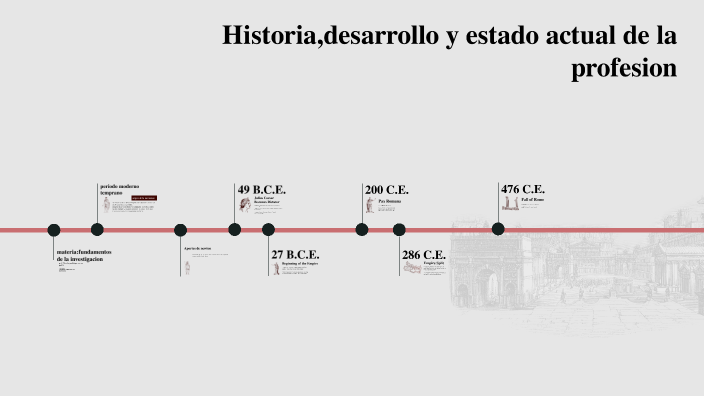 Historia,desarrollo y estado actual de la profesion by Lizeth Medrano