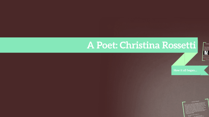 Christina Rossetti by Susan Owens