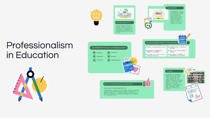 Four Dimensions of Professionalism by Kristeena M on Prezi