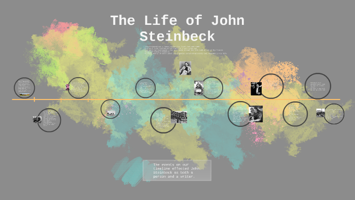 Steinbeck Timeline by Colleen Dalton on Prezi