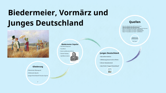 Biedermeier, Vormärz und Jungesdeutschland by Silas Hildebrand on Prezi
