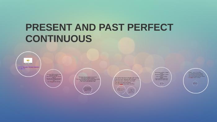 PRESENT AND PAST PERFECT CONTINUOUS by JENNY MARCELA POVEDA HUERTAS on ...
