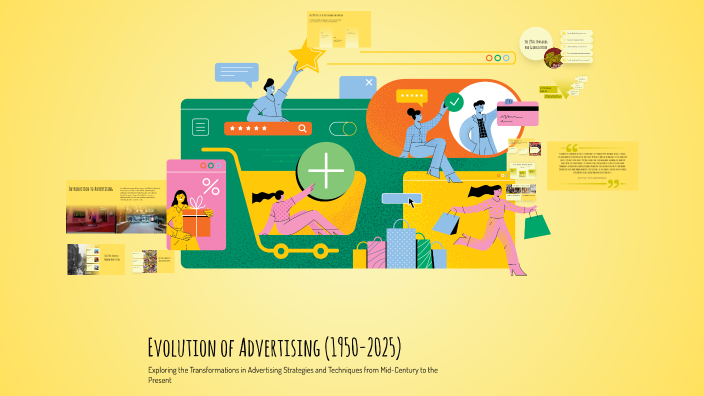 Evolution of Advertising (1950-2025) by Chirag Verma on Prezi