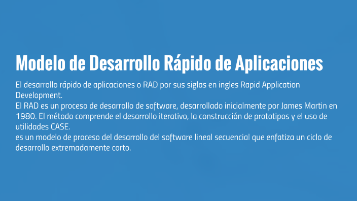 Modelo De Desarrollo Rapido De Aplicaciones Rad By Jair Emiliano Romero Bautista On Prezi Next 2389