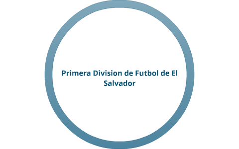 Primera Division de Futbol de El Salvador by Diego Moises Asturias on Prezi