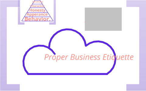 Proper Business Etiquette by Hana Cingoranelli on Prezi