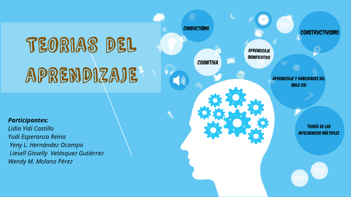 TEORIAS DEL APRENDIZAJE by Lidia Castillo on Prezi