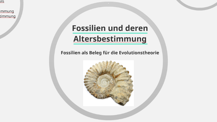 Absolute Altersbestimmung Von Fossilien Fossilien und deren Altersbestimmung by Tim Wienkamp on Prezi