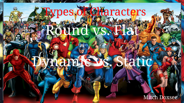 round versus flat characters