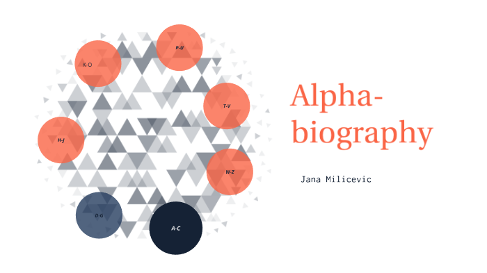 Alpha-biography by Jana Milicevic on Prezi