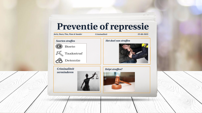 Preventie Of Repressie By Joris Wolferink On Prezi