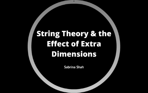 String Theory the Effect of Extra Dimensions by Sabrina Shah on Prezi