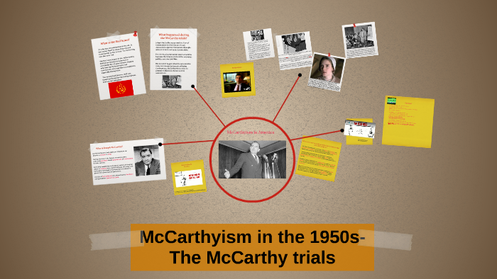 Mccarthyism In The 1950s The Mccarthy Trials By J Sim On Prezi