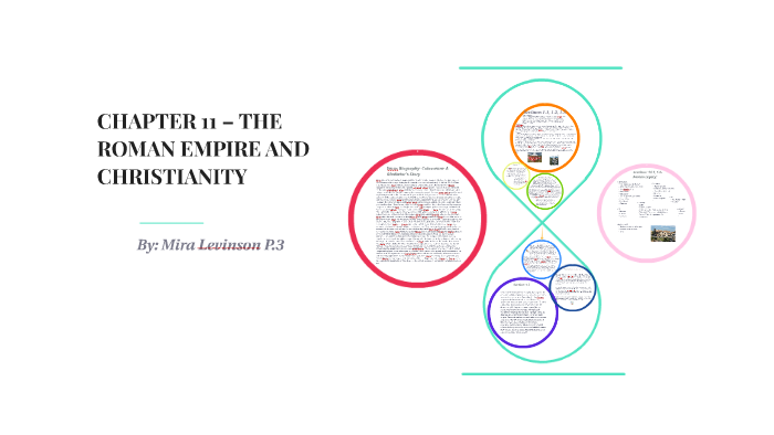 CHAPTER 11 – THE ROMAN EMPIRE AND CHRISTIANITY By Mira Levinson On Prezi