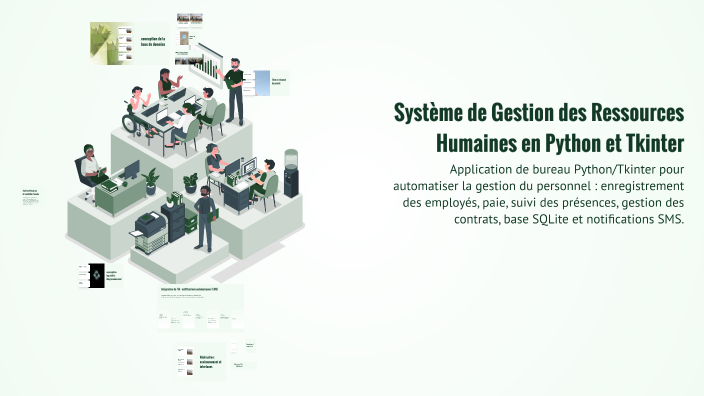 Système de Gestion des Ressources Humaines en Python et Tkinter by ...