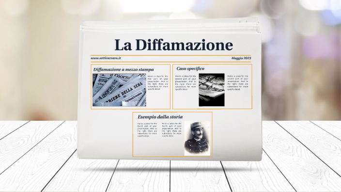 Diffamazione A Mezzo Stampa Giurisprudenza Recente reato di diffamazione a mezzo stampa by sofia ardemagni on Prezi