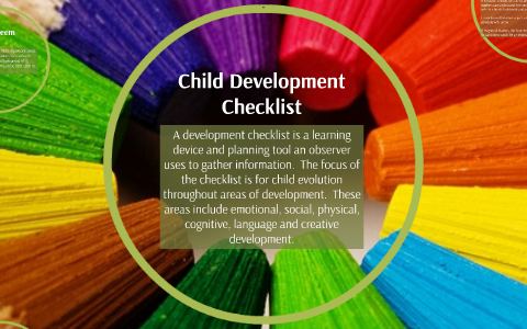 Child Development Checklist by Krystal Gonzalez on Prezi