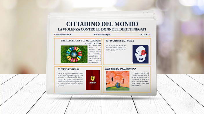 EDUCAZIONE CIVICA DIRITTI DELLA DONNA by Giulia on Prezi