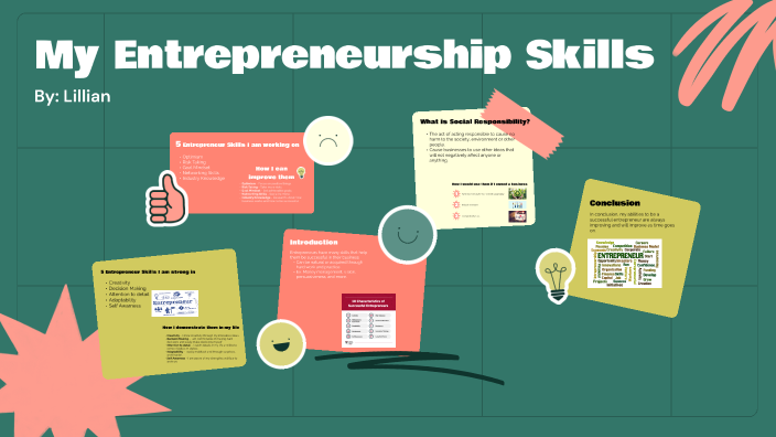 Entrepreneurship Skills Presentation by Lillian Lee on Prezi