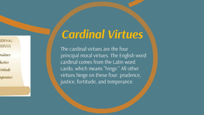 examples of cardinal virtues