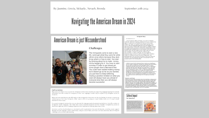 American Dream presentation by Jasmine Martinez on Prezi