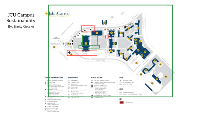 JCU Campus Sustainability Map by Emily Gelske on Prezi