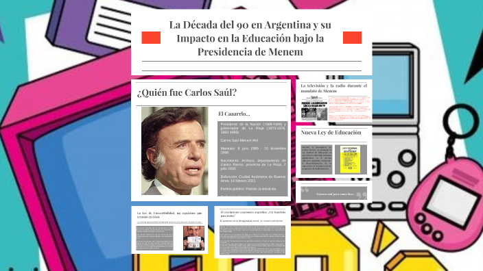 La década de los 90 en Argentina by Matias Riveros on Prezi