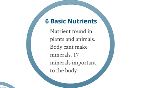 6 Basic Nutrients by Deborah Claire on Prezi