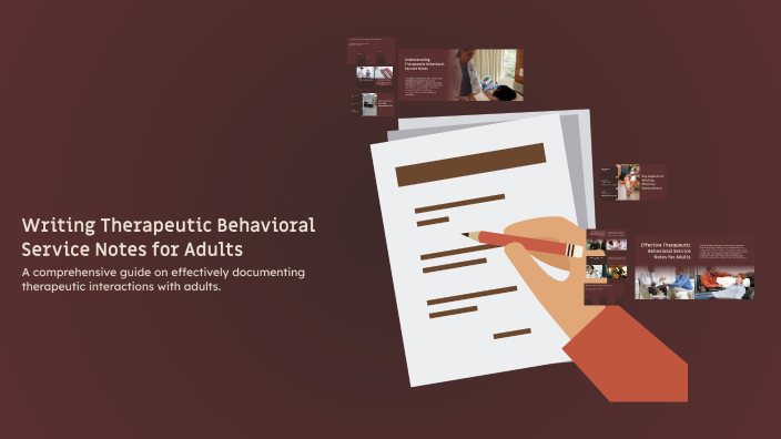 Tbs Notes Examples Writing Therapeutic Behavioral Service Notes for Adults by MICHELE ...