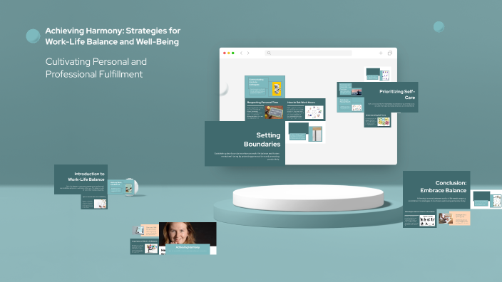 Achieving Harmony: Strategies for Work-Life Balance and Well-Being by ...