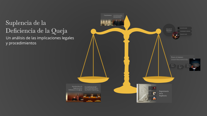 Suplencia de la Deficiencia de la Queja by Aixa Andonegui on Prezi