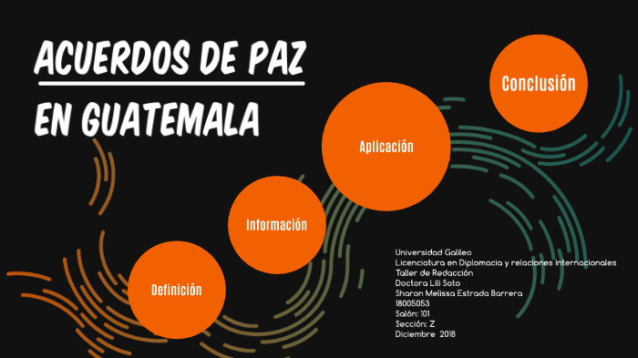 Acuerdos de paz en Guatemala by Shary Barrera on Prezi