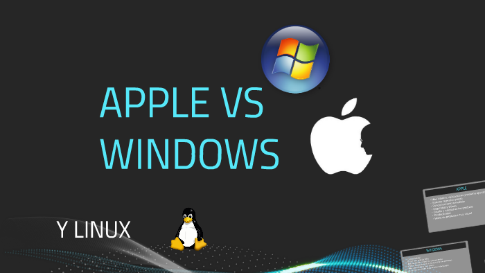 APPLE VS WINDOWS by Jorge Nogués on Prezi