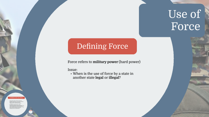 Use Of Force By Salma Omar Mohamed Hossameldin Hashe On Prezi