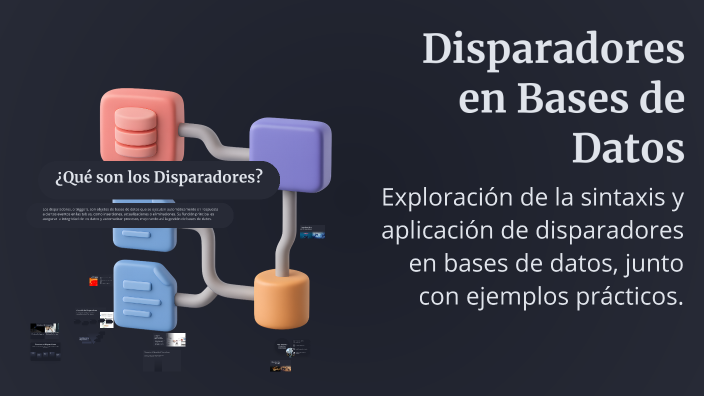 Disparadores en Bases de Datos by Araceli Enrique Enriquez on Prezi