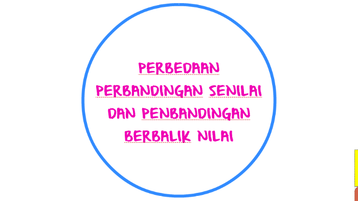 Perbedaan Perbandingan Senilai Dan Penbandingan Berbalik Nil By Erma Karsanti Imansyah