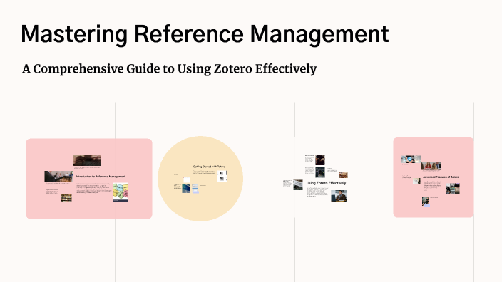 Mastering Reference Management by Kiran Shenoy on Prezi