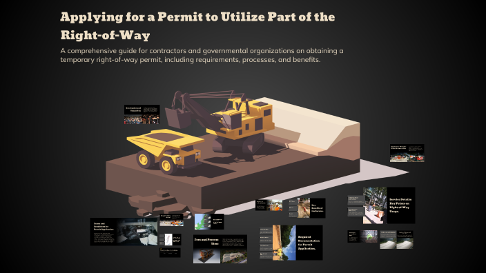 Applying for a Permit to Utilize Part of the Right-of-Way by Sakaki ...
