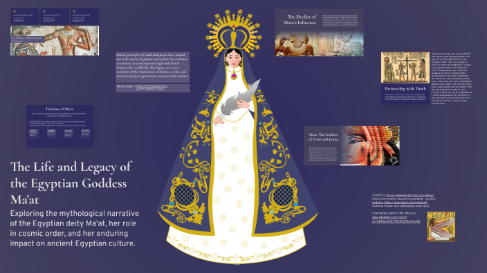 The Life and Legacy of the Egyptian Goddess Ma'at by Sadie Murtha on Prezi