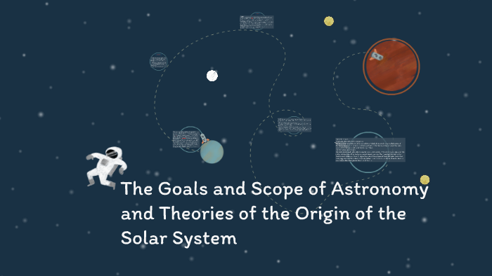 Copy Of The Goals And Scope Of Astronomy And Theories Of The