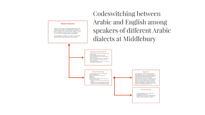Arab Code Switching Codeswitching between Arabic and English among native Arabic by Lucy ...