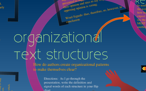 organizational text structures by sarah griffie on prezi text structure definition