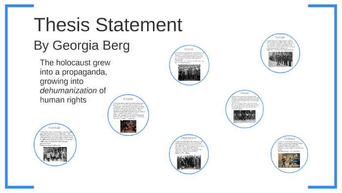 Thesis Statement by Georgia Berg on Prezi