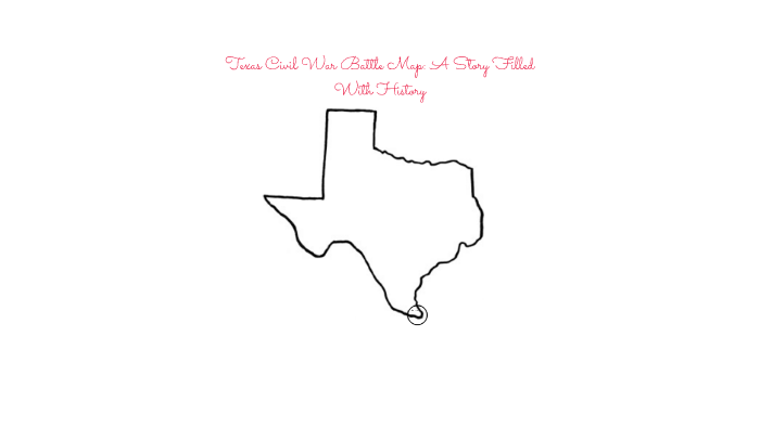 Texas Civil War Battle Map: A Story Filled With History by Maverick ...