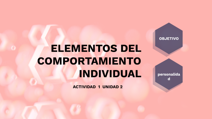 Elementos Del Comportamiento Individual By Laura Cruz 6592